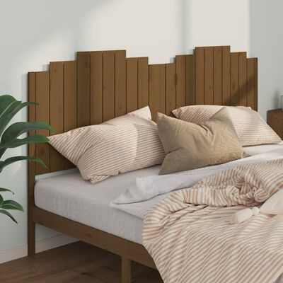 vidaXL Testiera per Letto ambra 206x4x110 cm in Legno Massello di Pino