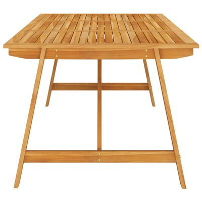 vidaXL Set Pranzo da Giardino 7pz in Legno Massello di Acacia