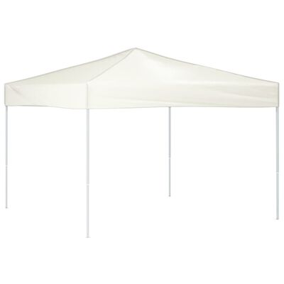 vidaXL Tenda per Feste Pieghevole Crema 3x3 m