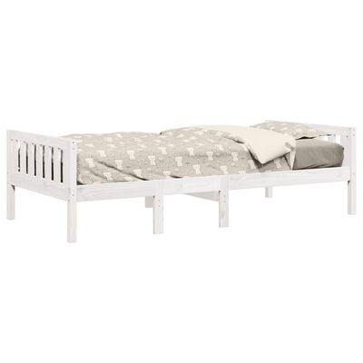 vidaXL Letto per Bambini senza Materasso Bianco 75x190cm Massello Pino