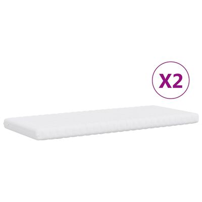 vidaXL Divano Letto Estraibile con Cassetti Crema 100x200cm in Tessuto