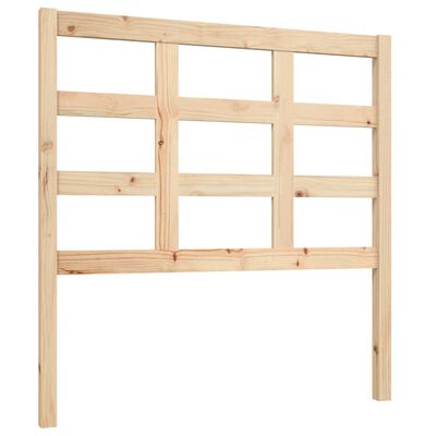 vidaXL Testiera per Letto 95,5x4x100 cm Legno Massello di Pino