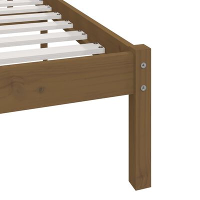 vidaXL Giroletto Ambra 75x190 cm Small Single Legno Massello di Pino