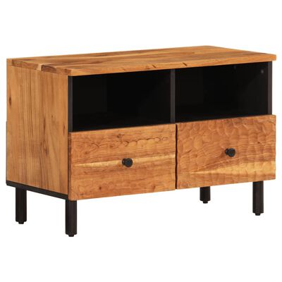 vidaXL Mobile Porta TV 70x33x46 cm in Legno Massello di Acacia