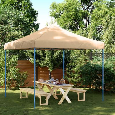 vidaXL Tenda da Festa Pieghevole Pop-Up Beige 292x292x315 cm