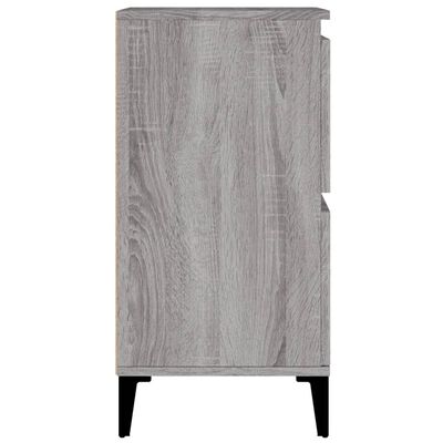 vidaXL Credenze 3pz Grigio Sonoma 60x35x70 cm in Legno Multistrato