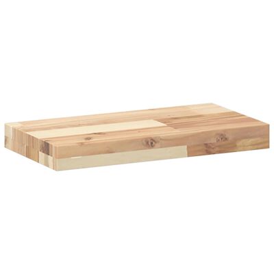 vidaXL Mensole da Parete 3 pz 40x20x4 cm Legno Acacia Non Trattato