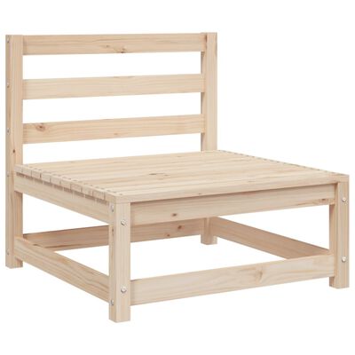 vidaXL Set Divani da Giardino 7 pz in Legno Massello di Pino