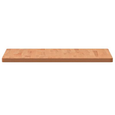 vidaXL Piano per Tavolo 70x70x2,5 cm Quadrato Legno Massello di Faggio