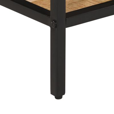 vidaXL Tavolo Consolle 100x35x70 cm in Legno Massello di Mango Grezzo