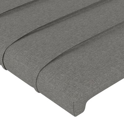 vidaXL Testiere 4 pz Grigio Scuro 72x5x78/88 cm in Tessuto