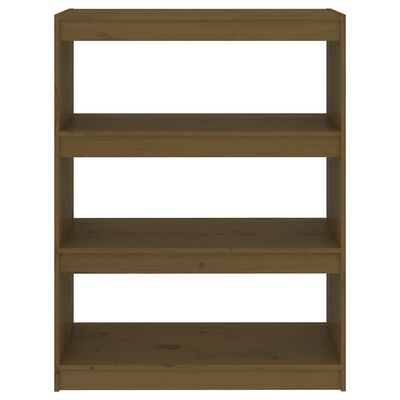 vidaXL Libreria/Divisorio Marrone 80x30x103,5cm Legno Massello di Pino