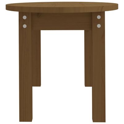 vidaXL Tavolino da Salotto Ambra 80x40x35 cm in Legno Massello di Pino