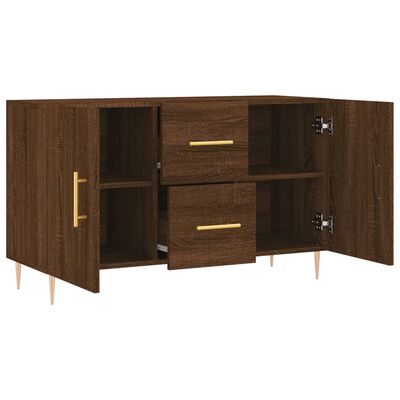 vidaXL Credenza Rovere Marrone 100x36x60 cm in Legno Multistrato