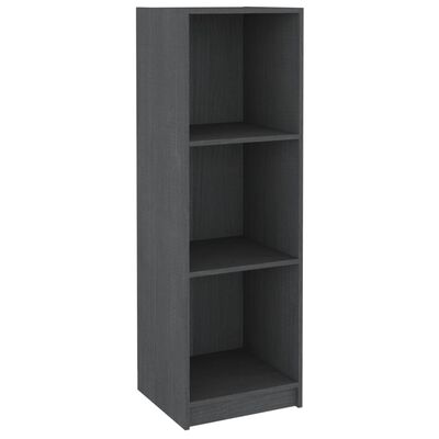 vidaXL Libreria/Divisorio Grigio 36x33x110 cm Legno Massello di Pino