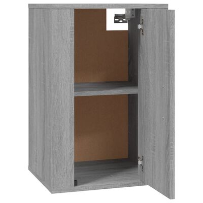 vidaXL Mobile Porta TV a Parete Grigio Sonoma 40x34,5x60 cm