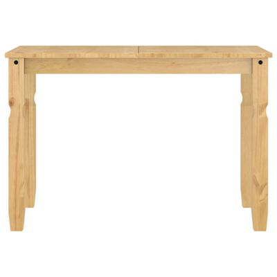 vidaXL Tavolo da Pranzo Corona 112x60x75 cm in Legno Massello di Pino