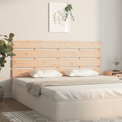 vidaXL Testiera per Letto 135x3x80 cm in Legno Massello di Pino