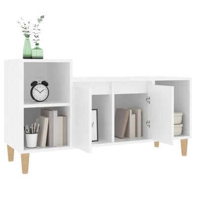 vidaXL Mobile Porta TV Bianco 100x35x55 cm in Legno Multistrato