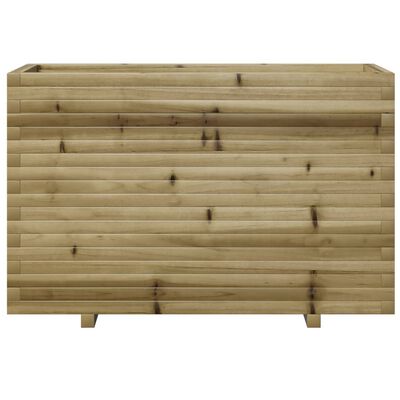 vidaXL Fioriera da Giardino 110x40x72,5 cm in Legno di Pino Impregnato