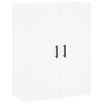 vidaXL Mobile a Parete Bianco 69,5x34,90 cm in Legno Multistrato