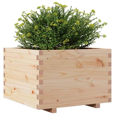 vidaXL Fioriera da Giardino 70x70x49,5 cm in Legno Massello di Pino