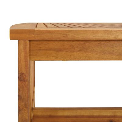 vidaXL Tavolino da Salotto 102x50x43 cm in Legno Massello di Acacia