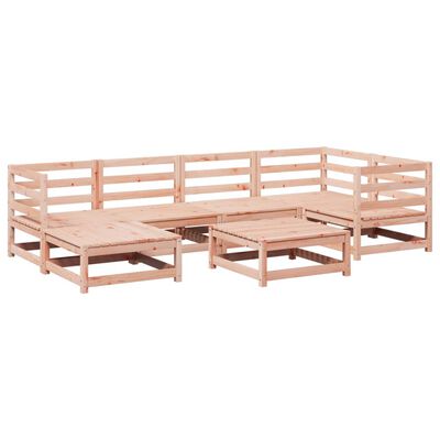 vidaXL Set Divani da Giardino 7 pz in Legno Massello Abete Douglas