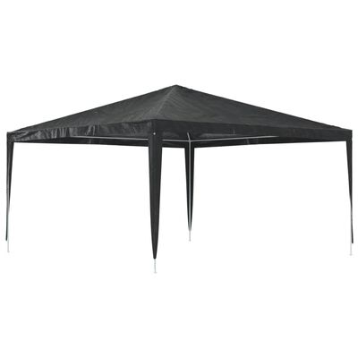 vidaXL Gazebo Professionale 4x4 m Antracite 90 g/m²