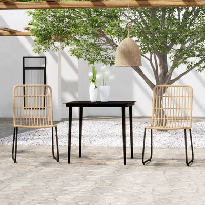 vidaXL Set Mobili da Pranzo da Giardino 3 pz Rovere