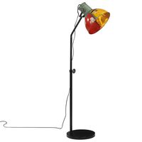 vidaXL Lampada da Terra 25 W Multicolore 30x30x90-150 cm E27