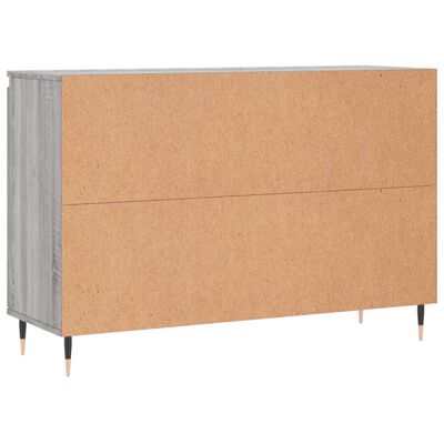 vidaXL Credenza Grigio Sonoma 104x35x70 cm in Legno Multistrato