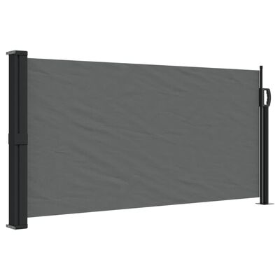 vidaXL Tenda da Sole Laterale Retrattile Antracite 100x500 cm