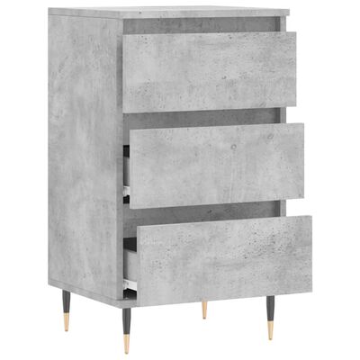 vidaXL Credenza Grigio Cemento 40x35x70 cm in Legno Multistrato