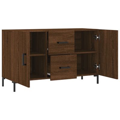 vidaXL Credenza Rovere Marrone 100x36x60 cm in Legno Multistrato