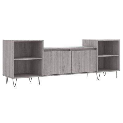 vidaXL Mobile TV Grigio Sonoma 160x35x55 cm in Legno Multistrato