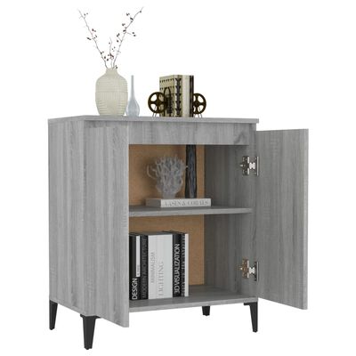 vidaXL Credenza Grigio Sonoma 60x35x70 cm in Legno Ingegnerizzato