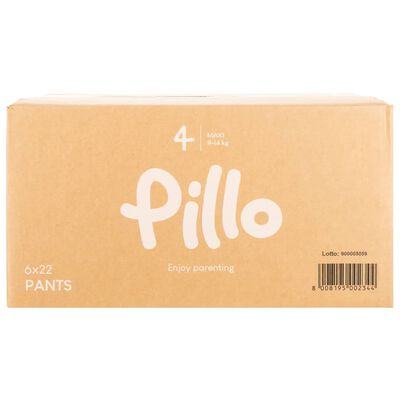 Pillo Pannolini a Mutandina 132 pz Taglia 4 (9-14 kg)