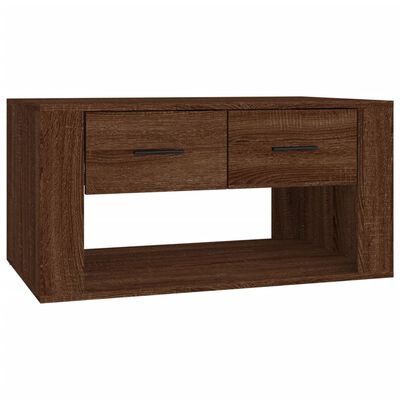 vidaXL Tavolino Salotto Rovere Marrone 80x50x40 cm Legno Multistrato