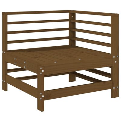 vidaXL Set Salotto da Giardino 3 pz Ambra in Legno Massello di Pino