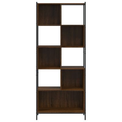 vidaXL Libreria Rovere Marrone 72x28x172 cm in Legno Multistrato