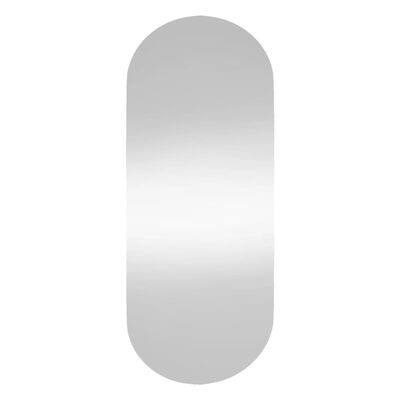 vidaXL Specchio da Parete 25x60 cm Vetro Ovale