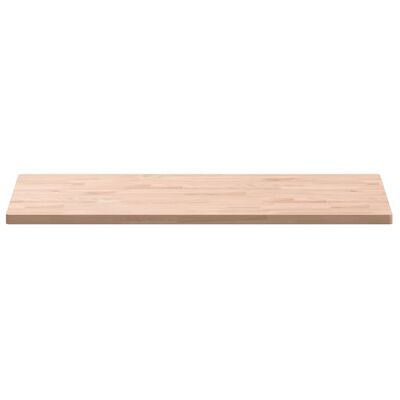 vidaXL Piano Tavolo 100x50x2,5cm Rettangolare Legno Massello di Faggio