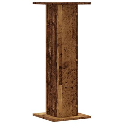 vidaXL Supporti per Piante 2 pz Legno Vecchio 30x30x80 cm Truciolato