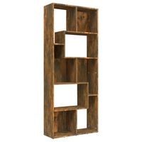 vidaXL Libreria Rovere Fumo 67x24x161 cm in Legno Multistrato