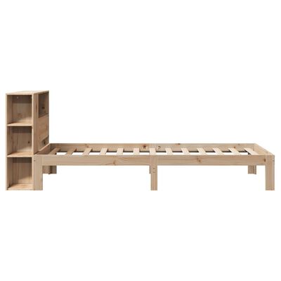 vidaXL Letto Libreria senza Materasso 90x200 cm Legno Massello Pino