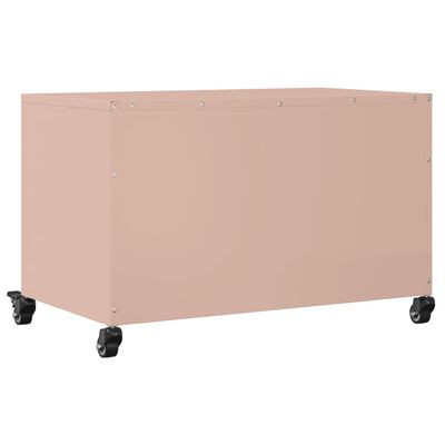 vidaXL Mobile TV Rosa 68x39x43,5 cm in Acciaio