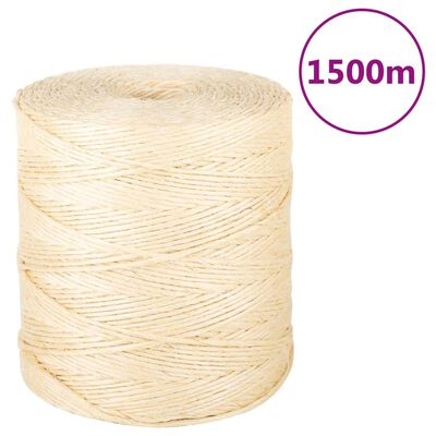 vidaXL Corda in Sisal 100% 2 mm 1500 m