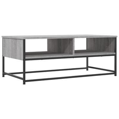 vidaXL Tavolino da Salotto Grigio Sonoma 100x51x40cm Legno Multistrato