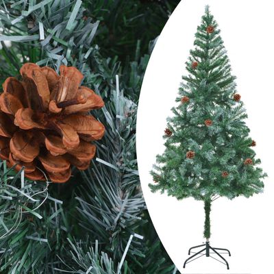 vidaXL Albero di Natale Artificiale con Pigne 180 cm